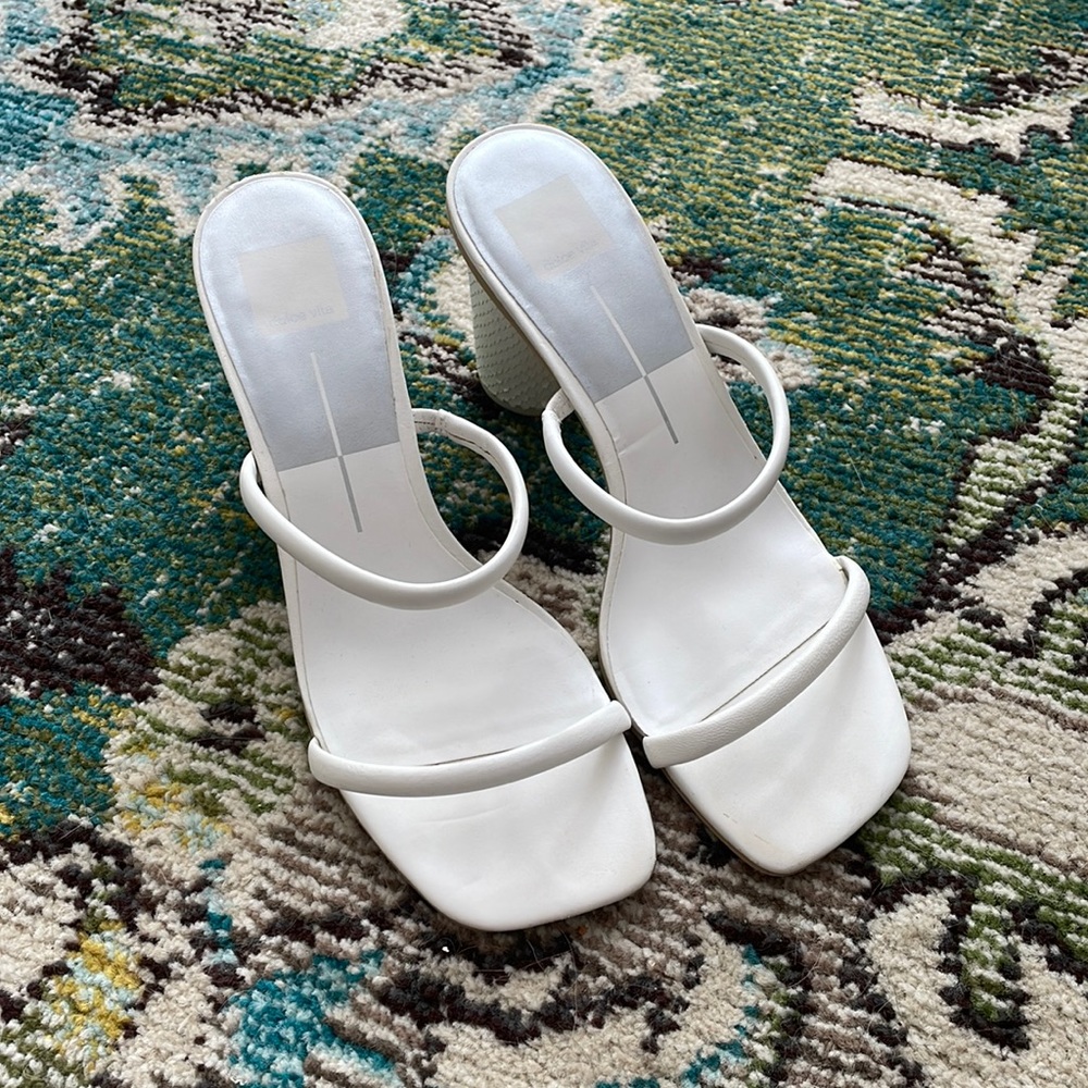 Dolce Vita White Sandals